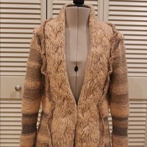Free People chunky sweater cardigan